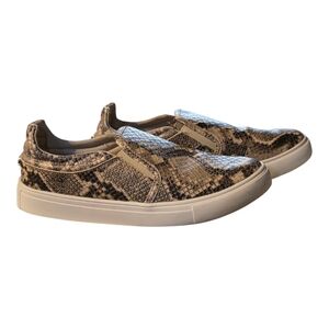 Steve Madden ELLEN Snake Print Slip-On Sneakers